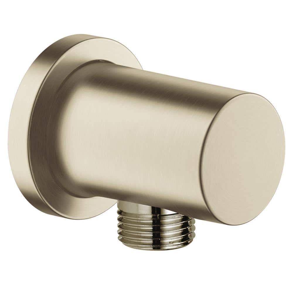 GROHE Rainshower 0.5 in. Shower Wall Union in Brushed Nickel 26635EN0