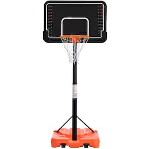 6.6-10ft Height Adjustment Outdoor Basketball System with Vertical Jump Measurement