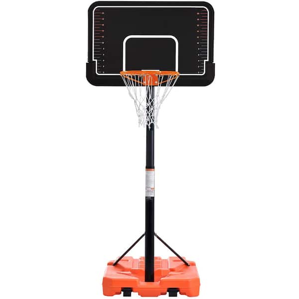 Movisa 6.6-10ft Height Adjustment Outdoor Basketball System with Vertical Jump Measurement