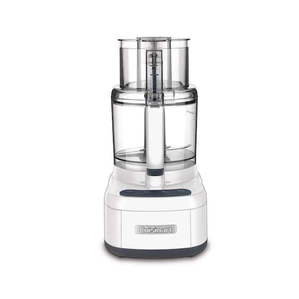 Cuisinart Elemental 11-Cup 3-Speed Glossy White Food Processor with See-Through Lid