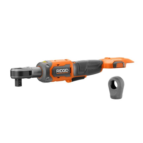 RIDGID 18V Brushless Cordless 1/2 in. Ratchet (Tool Only) and Protective Boot