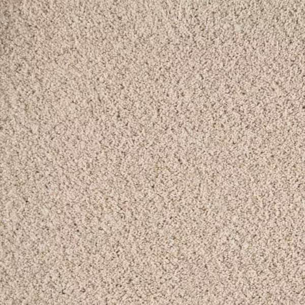 8 in. x 8 in. Texture Carpet Sample-Rockaway III-Color Doric Cream