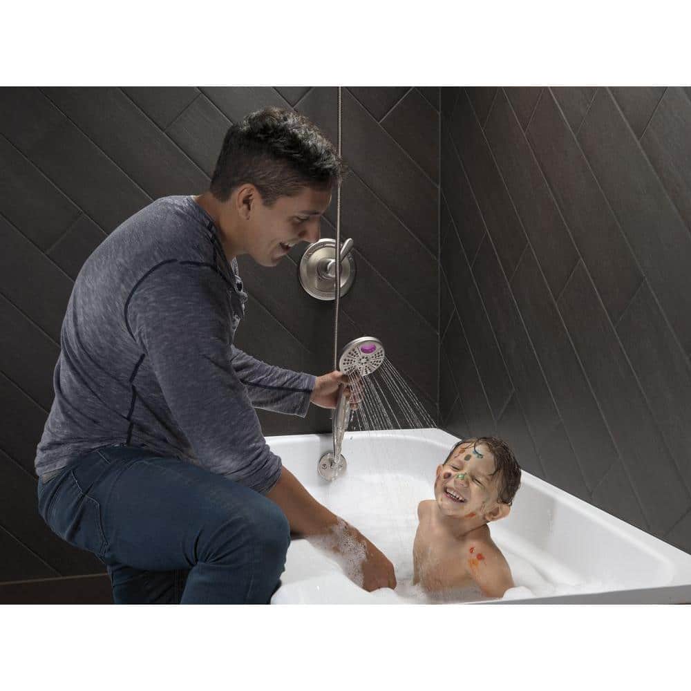 Modern Stainless Steel Wall Mounted Tub Spout with Diverter