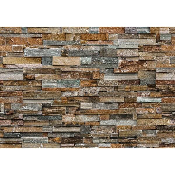 H Colorful Stone Wall Mural-DM159 