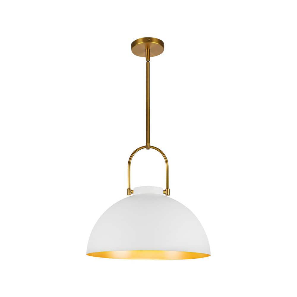 Harper 16-in 1 Light 60-Watt White Pendant Light price history on PriceWatchPro