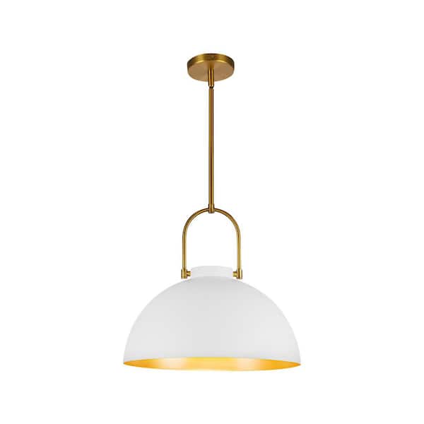 ALORA MOOD Harper 16-in 1 Light 60-Watt White Pendant Light