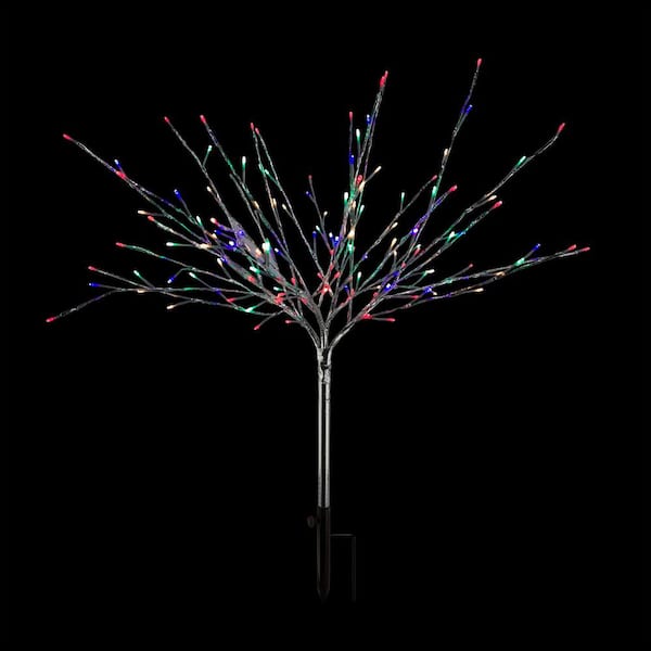 Alpine Corporation 39 in. Tall Silver Metallic Foil Tree Alpine Corporation 39 in. Tall Silver Metallic Foil Tree