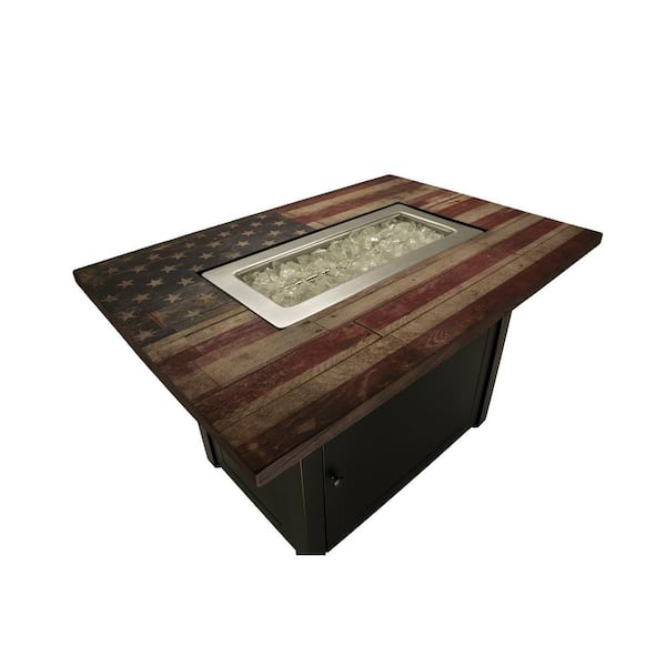 Flag Print With Electronic Ignition, Endless Summer Gas Fire Pit Cover