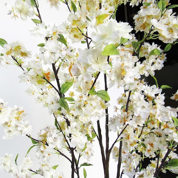 5FT Drooping Cherry Blossom Tree - Floor or Centerpiece - 10  Interchangeable Branches - White