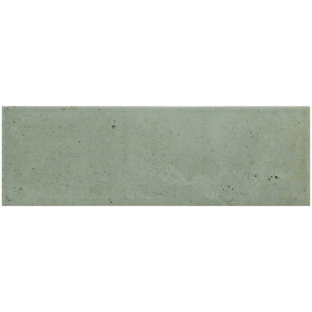 Antiek Glossy Green Ceramic Subway Wall and Floor Tile