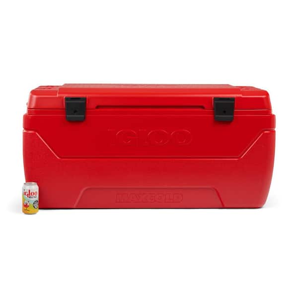 IGLOO Crawfish Red 152 qt. Chest Cooler 35141 - The Home Depot