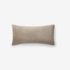 Company Cotton Plush Cocoa 14 in. x 30 in. Decorative Throw Pillow Cover