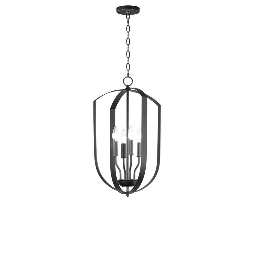 Provident 4-Light Black Chandelier price history on PriceWatchPro