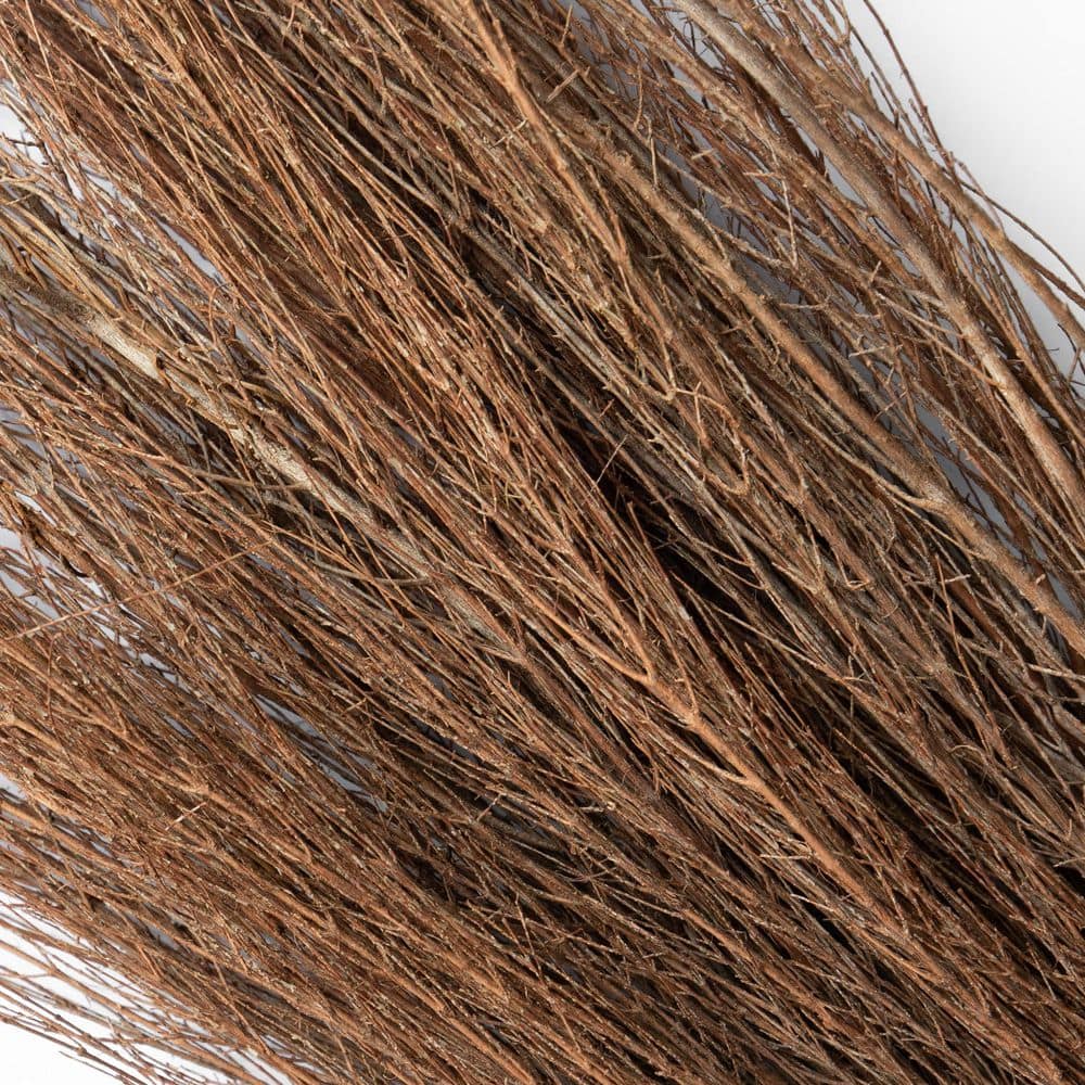 36" Cinnamon Scented Bamboo Handle Bohemian Broom (2-Pack)