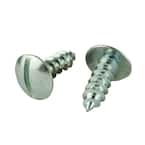 1/4 in. x 3/4 in. Universal Slotted Zinc Truss Head License Plate Bolt (2-Piece per Bag)