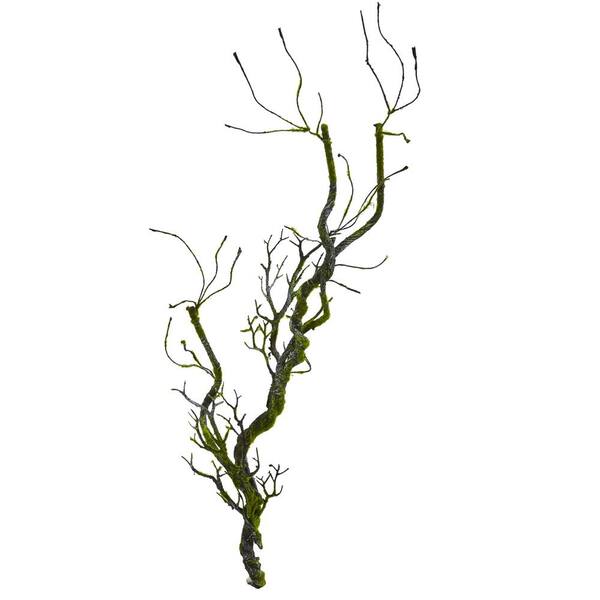 Nearly Natural Indoor 43 Moss Twig Vine Artificial Plant (Set of 4)