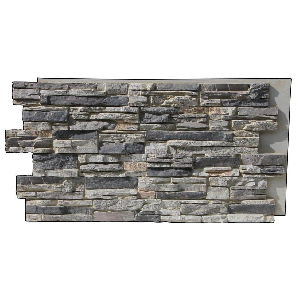 TRITAN BP Lightning Ridge 48 in. x 24 in. Class A Fire Rated Faux