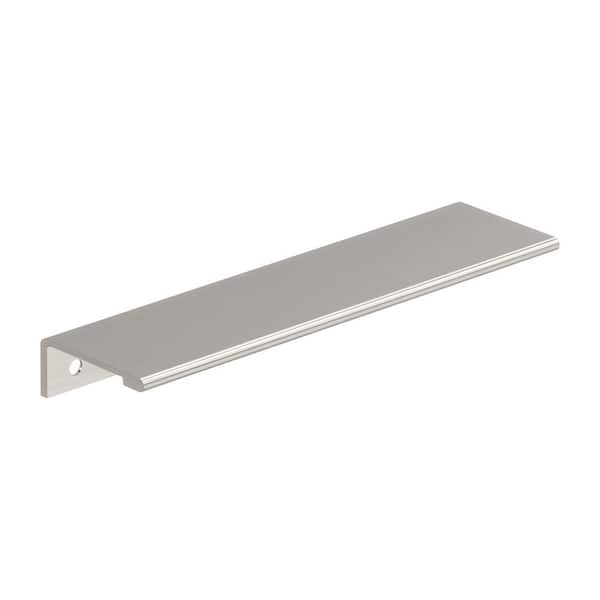 Amerock Streamline II 6 in. Center-to-Center (152 mm) Modern Satin Nickel Cabinet Edge Pull