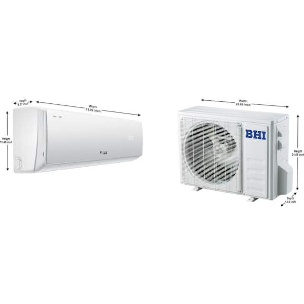 1 ton store split ac dimensions