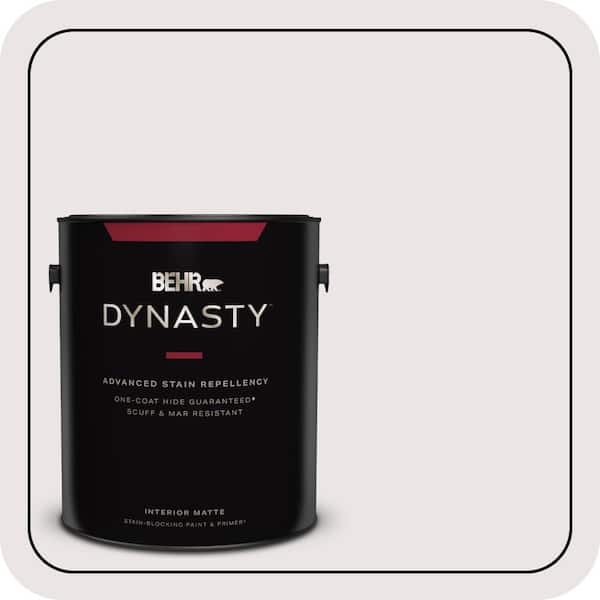 BEHR DYNASTY 1 gal. #PPL-53 Soft Violet Matte Interior Stain-Blocking Paint & Primer