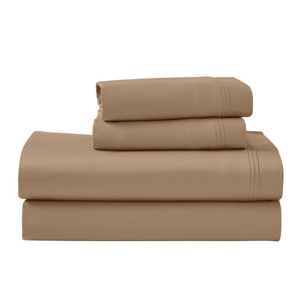 1000 Thread Count 4-Piece Solid Taupe Egyptian Cotton King Deep Pocket Sheet Set price history on PriceWatchPro