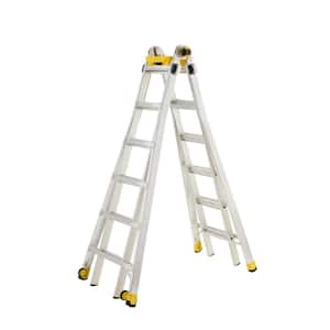 26 ft. Reach MPXA Aluminum Multi-Position Ladder with Project Bucket, 300 lb Load Capacity Type 1A Duty Rating