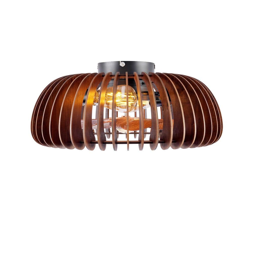 20in Wood Flush Mount Standard Flush Mount Ceiling Fan with Light Remote Control Quiet 6-Speed DC Motor for Living room price history on PriceWatchPro