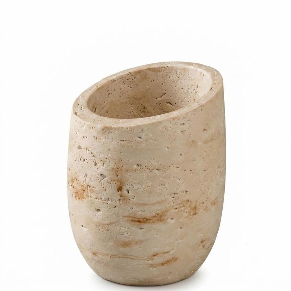 Beige Travertine Resin 750 ml Wine Bottle Chiller Bucket for Wine and Champagne Bottles price history on PriceWatchPro