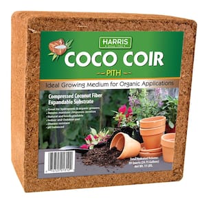 11 lb. Expanding Coco Coir Pith (Single Brick)