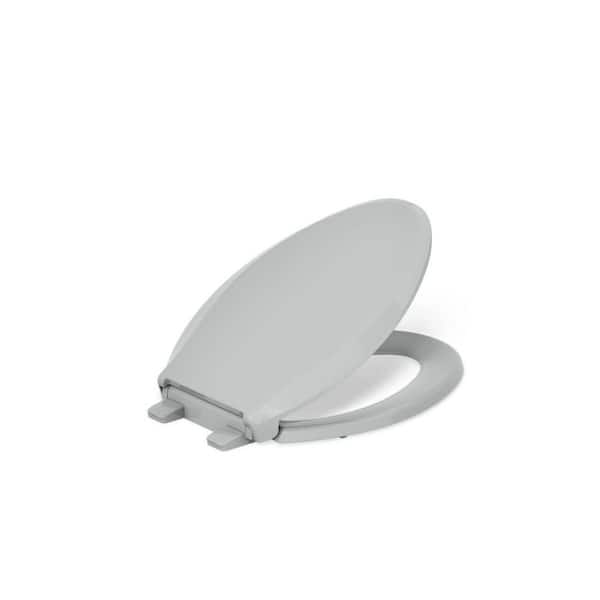 KOHLER Cachet Elongated Toilet Seat in Ice Grey