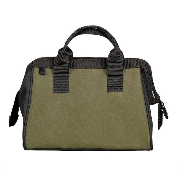 Husky Army Green 12 in. Tool Bag HD60012GR-TH - The Home Depot