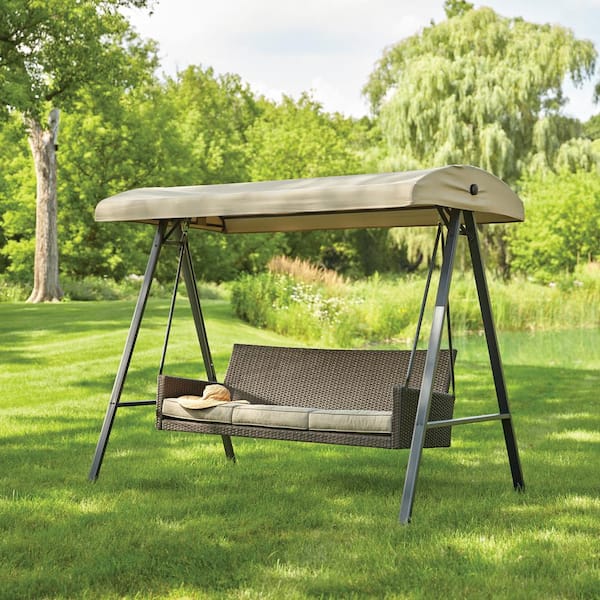 woven patio swing sunbrella