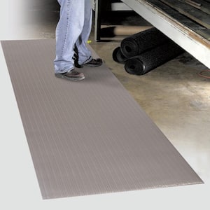 Soft Foot Standard Emboss Gray 26 in. x 50 ft. Foam Runner Door Mat