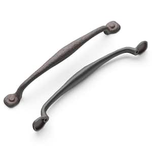 Refined Rustic 12 in. Center to Center Rustic Iron Appliance Pull (5-Pack)
