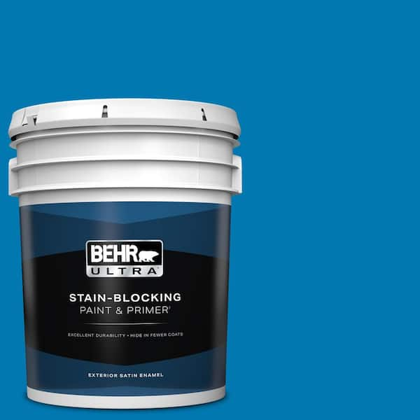 BEHR ULTRA 5 gal. #S-G-540 Song Bird Satin Enamel Exterior Paint & Primer