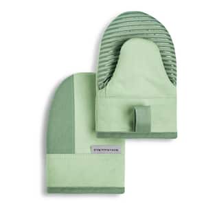 KitchenAid Asteroid Silicone Grip Matcha Green Oven Mitt Set (2-Pack)  O2010054TDKAA1 157 - The Home Depot