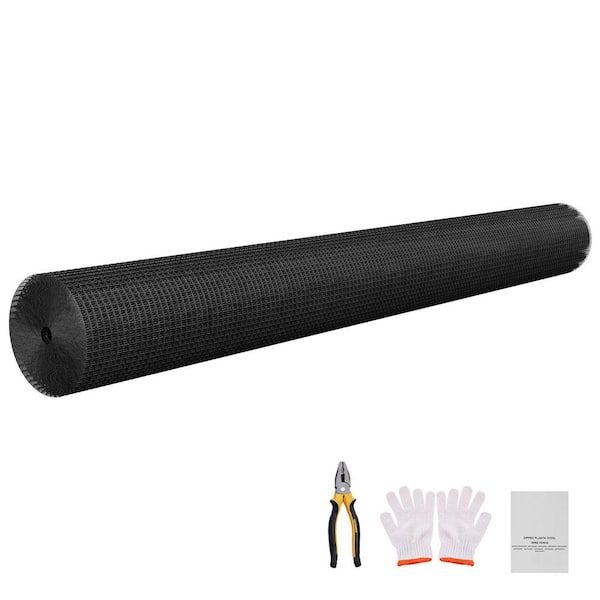 72 in. x 50 ft. Hardware Cloth, 19 Gauge Galvanized Vinyl Wire Mesh Roll, Heavy Duty Welded Garden Plant Fencing