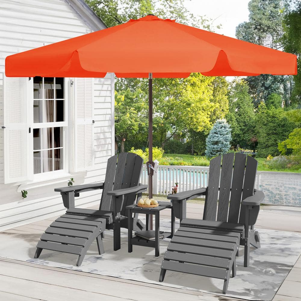10 ft. Steel Market Crank and Tilt Outdoor Patio Umbrella in Pumpkin price history on PriceWatchPro