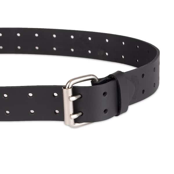 Matte Grey Men's Reversible Leather Belt in Black / Brown - Haus