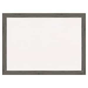 Regis Barnwood White Corkboard 31 in. x 23 in. Bulletin Board Memo Board