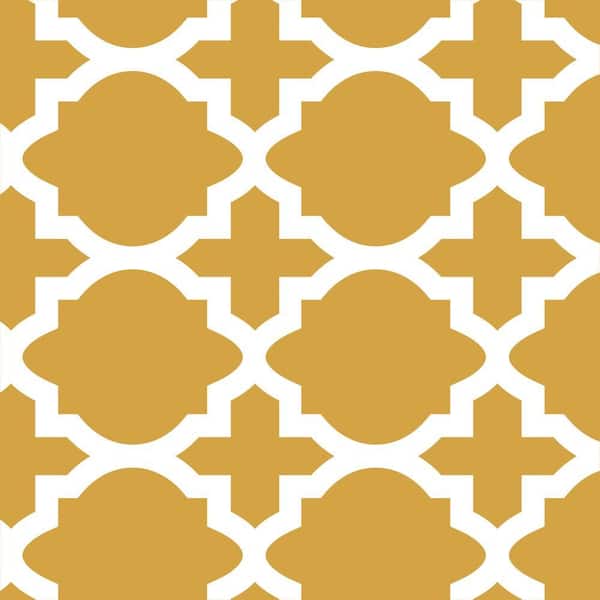 Stencil Ease Meknes Wall Painting Stencil - 19.5 in. x 19.5 in. Stencil Sheet