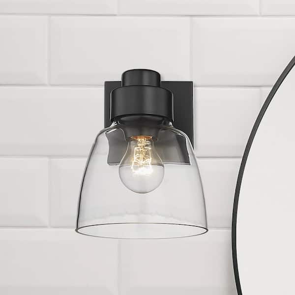 Golden Lighting - Remy 1 Light Matte Black Wall Sconce