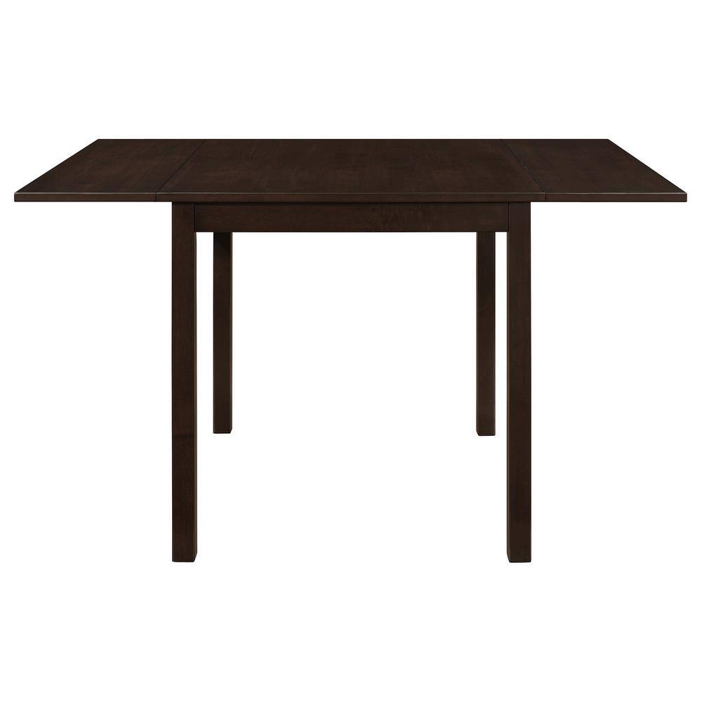 Cappuccino and Tan 3-Piece Drop Leaf Dining Set