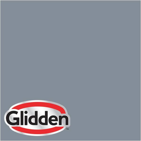Glidden Premium 1-gal. #HDGCN46 Dark Winter Sky Blue Flat Latex Exterior Paint
