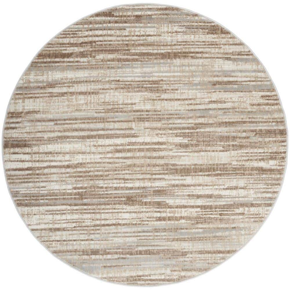 5' Round Gray Abstract WashableArea RugRunner Rug price history on PriceWatchPro