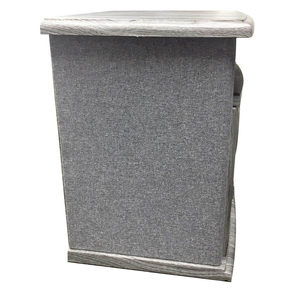 Gray Electric Infrared Convection Heater with Thermostat