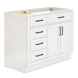 Hepburn 42 in. W x 21.5 in. D x 34.5 in. H Bath Vanity Cabinet without Top in White