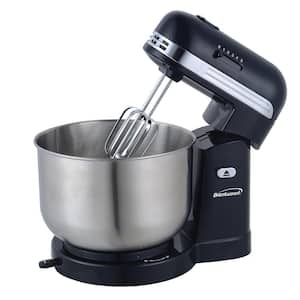 3 Qt. 5-Speed Black with Stainless Steel Mixing Bowl Stand Mixer