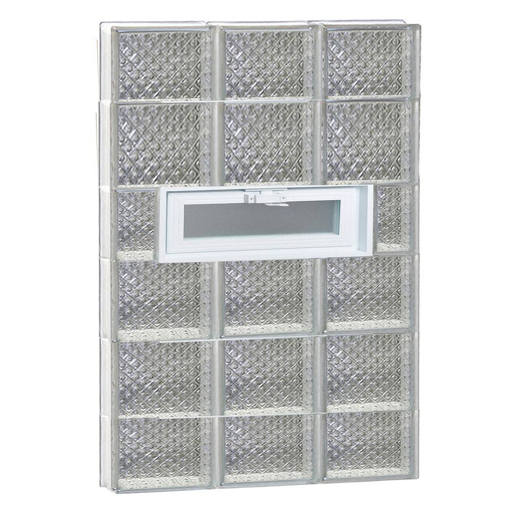 Clearly Secure 23.25 in. x 42.5 in. x 3.125 in. Frameless Vented ...