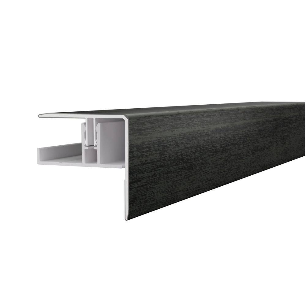 Alusions 1.81 in. x 2 in. x 8 ft. Indian Ebony Composite Aluminum F Trim Kit for .5 in. Board price history on PriceWatchPro